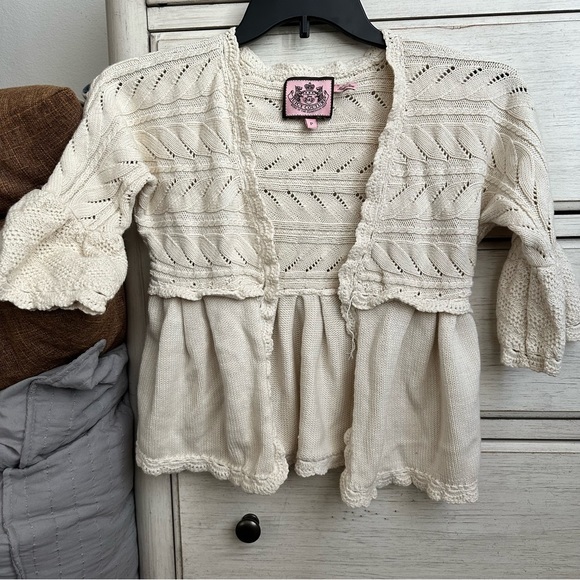 Juicy Couture Sweaters - Juicy Couture Beige Cardigan